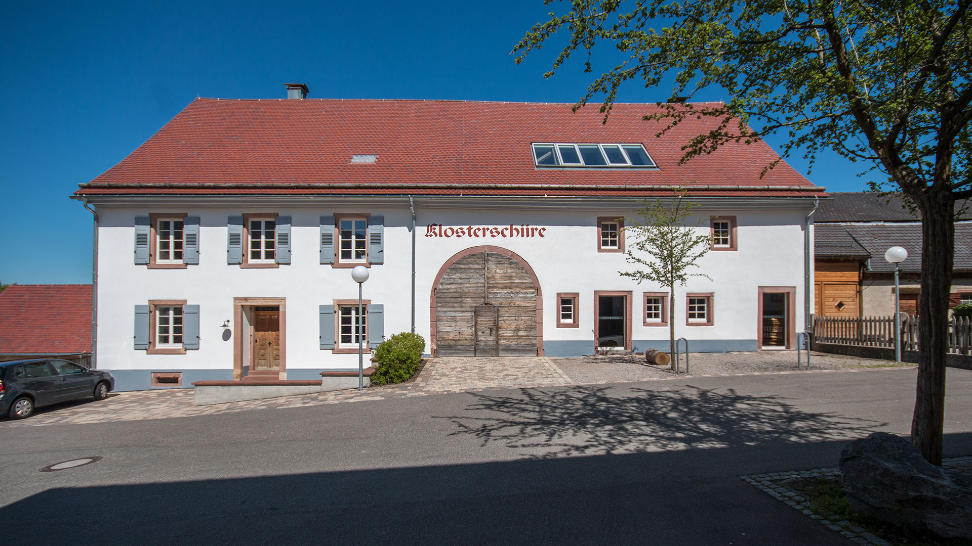 Die Klosterscheune in Oberried Außenfassade