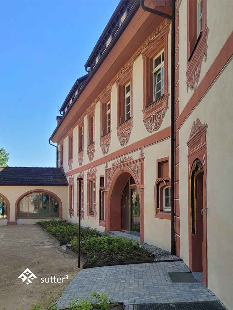 Schloss Heitersheim, neue Außenfassade