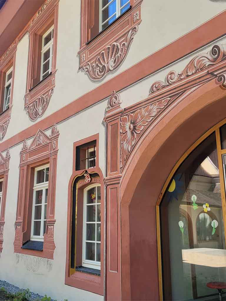 Schloss Heitersheim, neue Außenfassade
