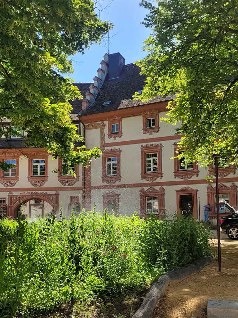 Schloss Heitersheim, neue Außenfassade