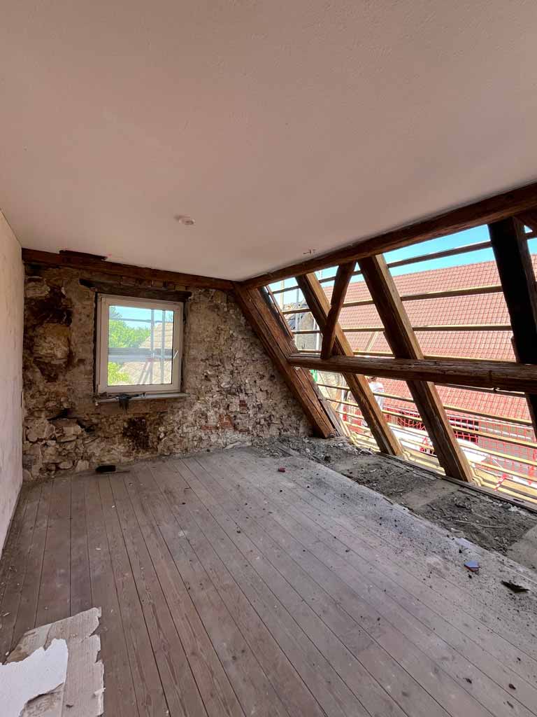 Sanierung, Denkmalgeschütztes Haus