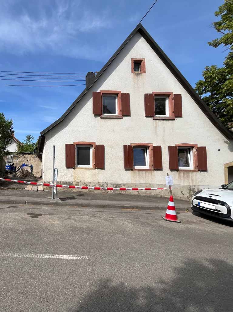 Sanierung, Denkmalgeschütztes Haus