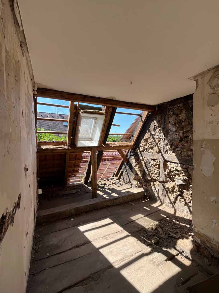 Sanierung, Denkmalgeschütztes Haus